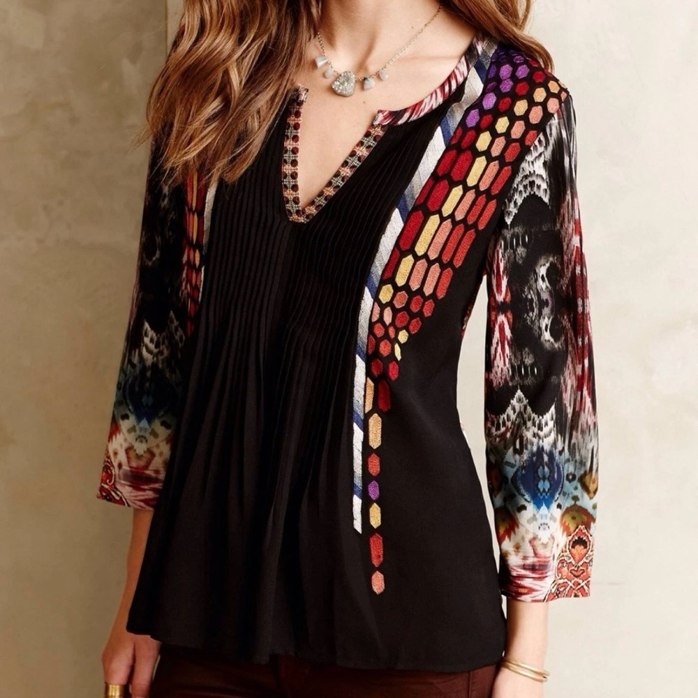 Ranna Gill‎ embroidered top size S